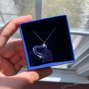 Purple Heart Swarovski Necklace!